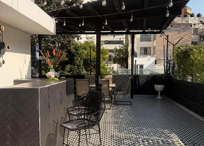 La Chula, Stylish In Condesa And Rooftop Bar *